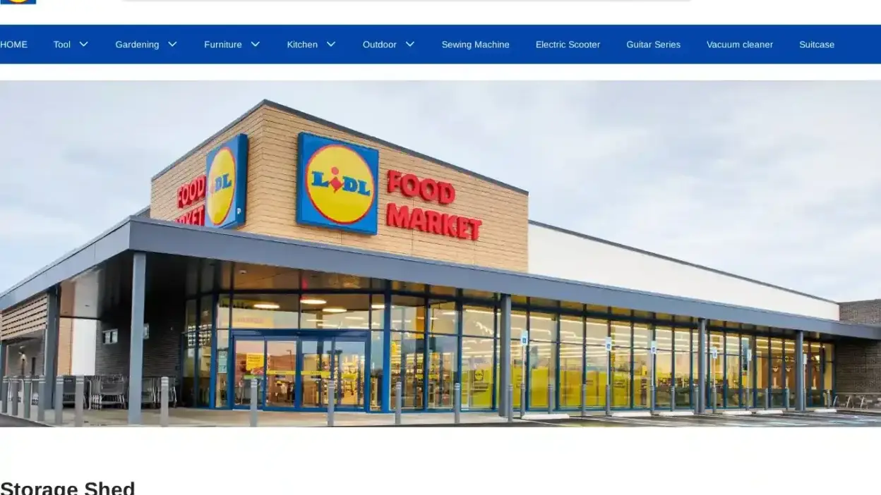 Screenshot of Non-Delivery scam website Mylidl-eu.com