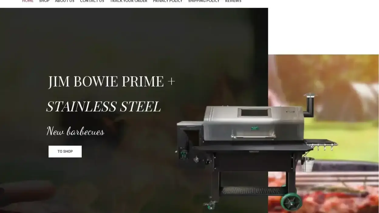 Screenshot of Non-Delivery scam website Myrivagrills.com