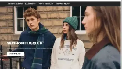 Screenshot of Non-Delivery scam website Myspringfiel.shop