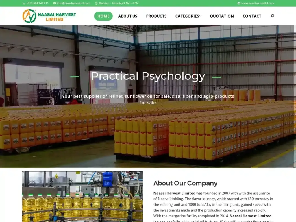 nasaiharvestltd-com Alternative Text