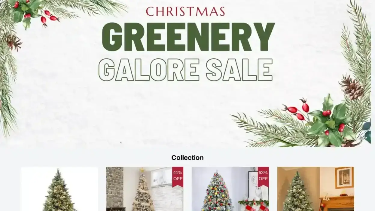 Screenshot of Non-Delivery scam website Nationaltrees.shop