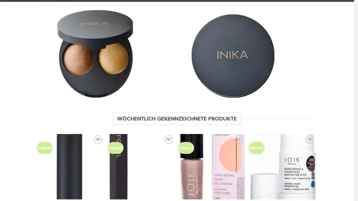 Screenshot of Non-Delivery scam website Naturlichepflege.com