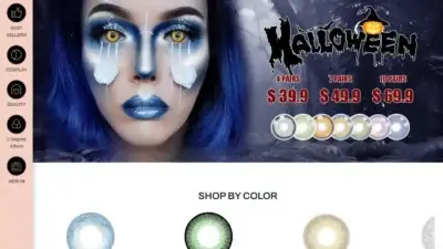 Screenshot of Non-Delivery scam website Nebulalens.shop