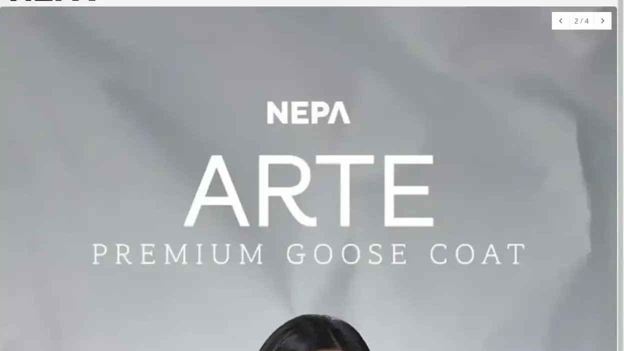 Screenshot of Non-Delivery scam website Nepavip.shop