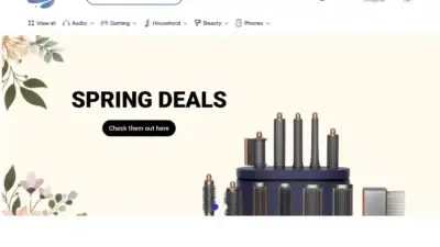 Screenshot of Non-Delivery scam website Neptuneselectronics.com