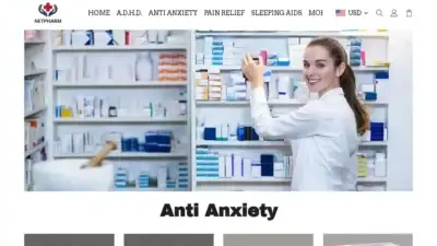 Screenshot of Non-Delivery scam website Netpharm.shop