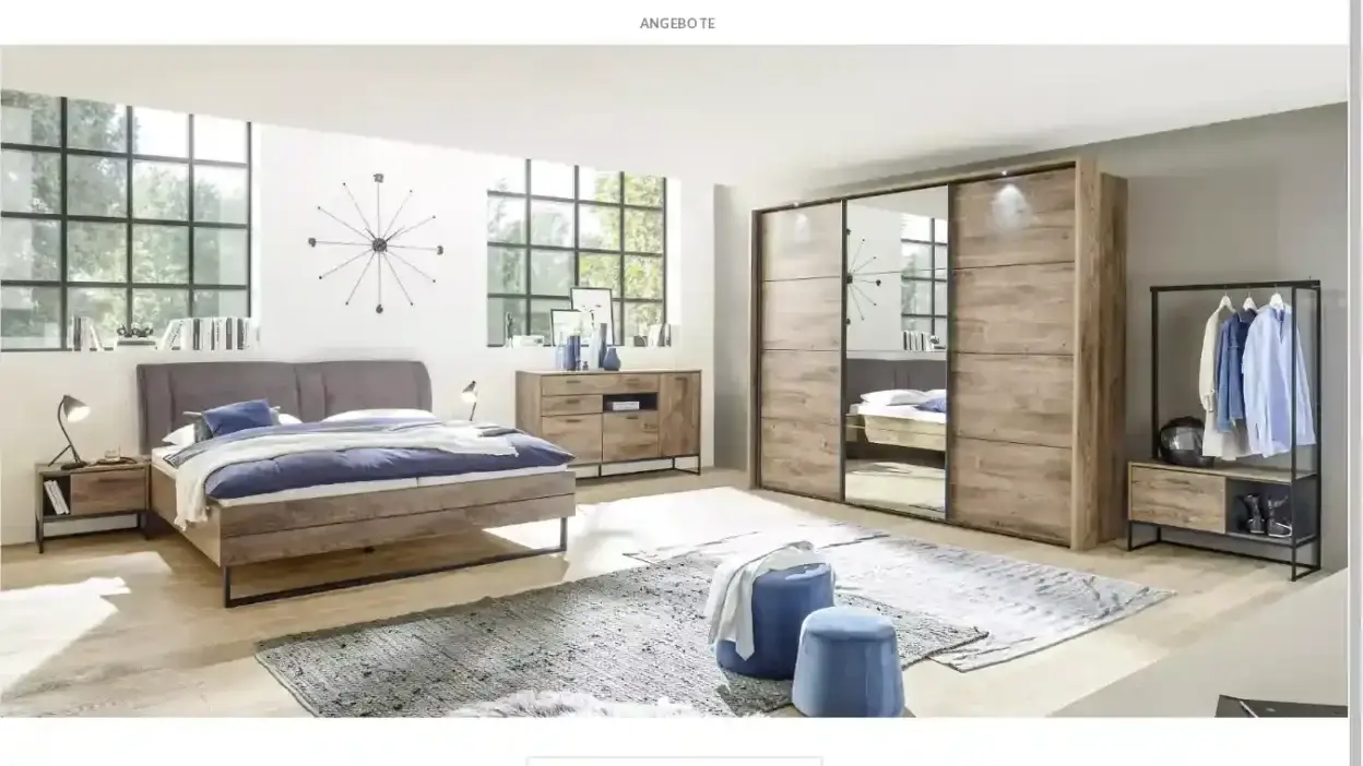 Screenshot of Non-Delivery scam website Neueinrichtung.com