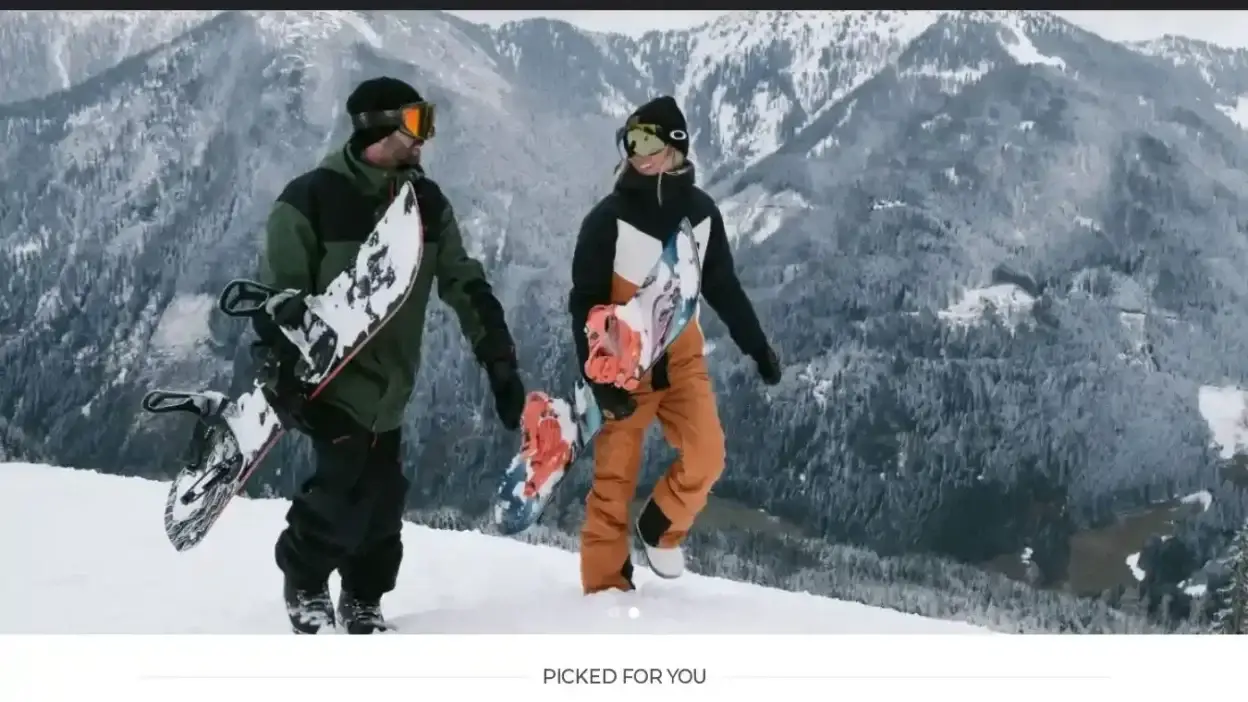Screenshot of Sport scam website Newinsnowboard.com
