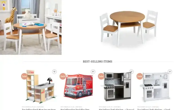 Screenshot of Non-Delivery scam website Newkids-toys.com