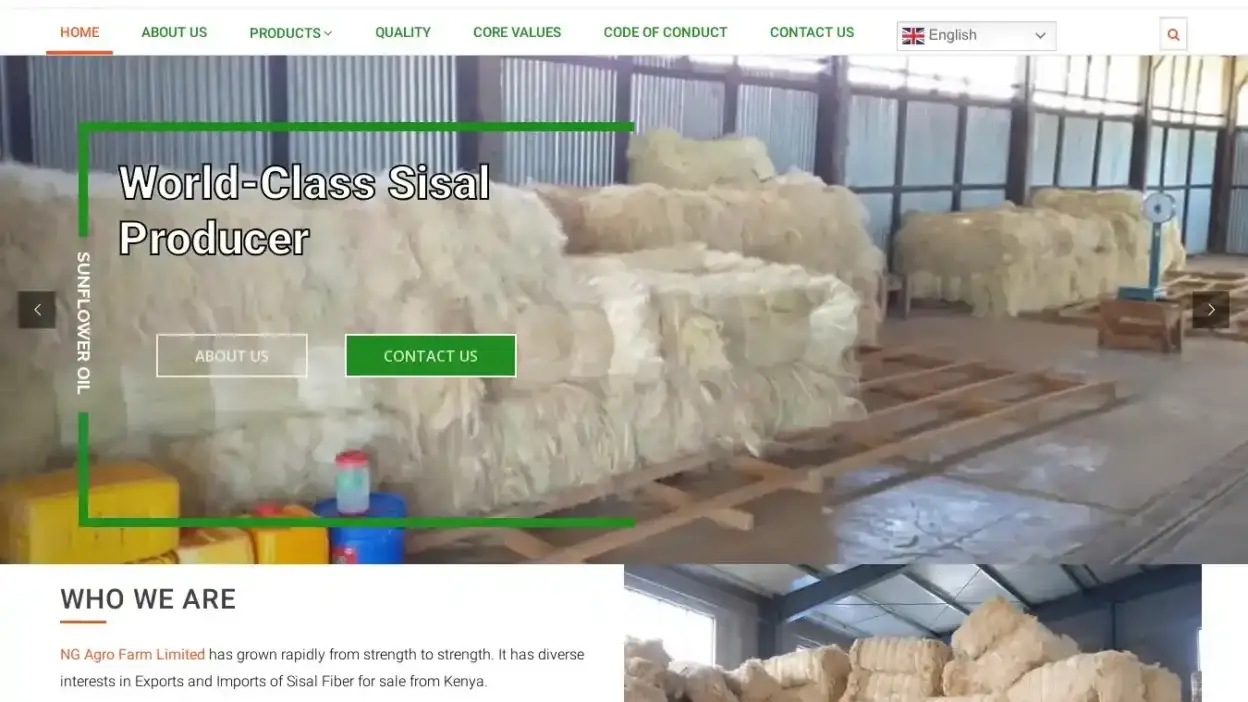 Screenshot of Non-Delivery scam website Ngagrofarmltd.com