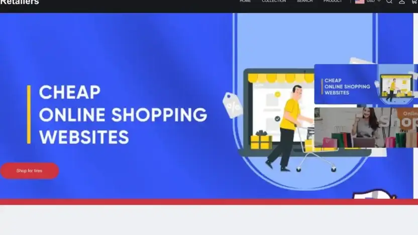 Screenshot of Non-Delivery scam website Noudsrouk.shop