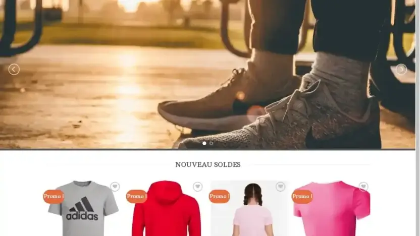 Screenshot of Non-Delivery scam website Nouvelletennis.com