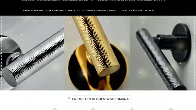 Screenshot of Non-Delivery scam website Novitaferramenta.com