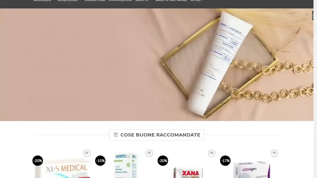 Screenshot of Non-Delivery scam website Nuovaofferte.com