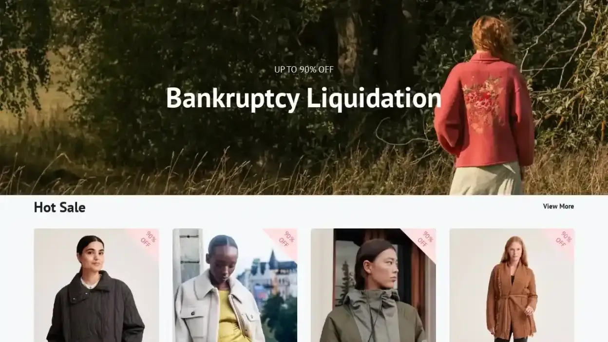 Screenshot of Non-Delivery scam website Oddmollyssvip.shop