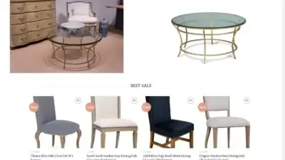 Screenshot of Non-Delivery scam website Officialfurnishing.com