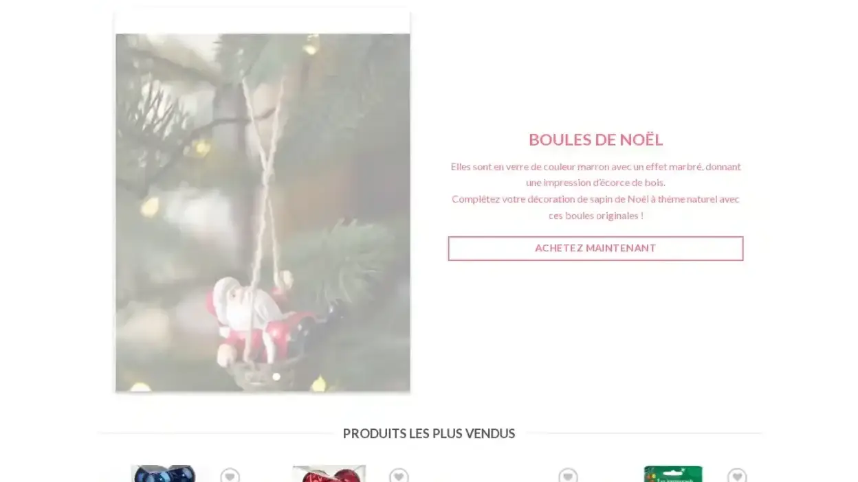 Screenshot of Non-Delivery scam website Officielnoel.com