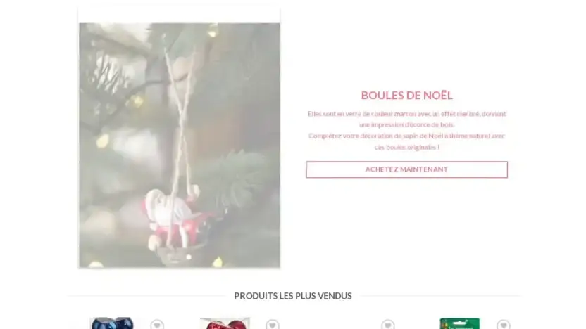 Screenshot of Non-Delivery scam website Officielnoel.com