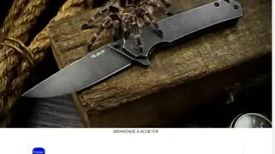 Screenshot of Non-Delivery scam website Offrescouteaux.com