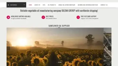 Screenshot of Commodity scam website Oilena-group.com