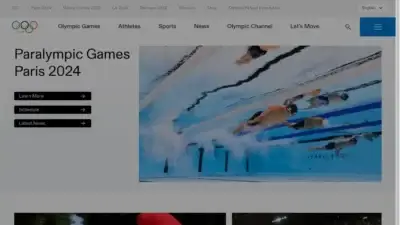 Screenshot of Non-Delivery scam website Olympics.com