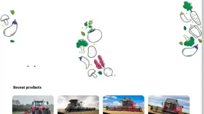 Screenshot of Non-Delivery scam website Omniagritechsuppliers.com