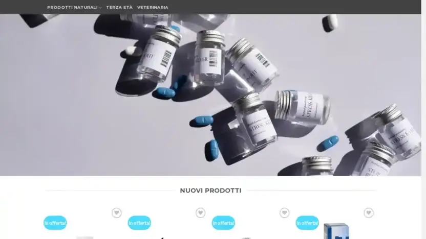 Screenshot of Non-Delivery scam website Onlinefarmaci.com