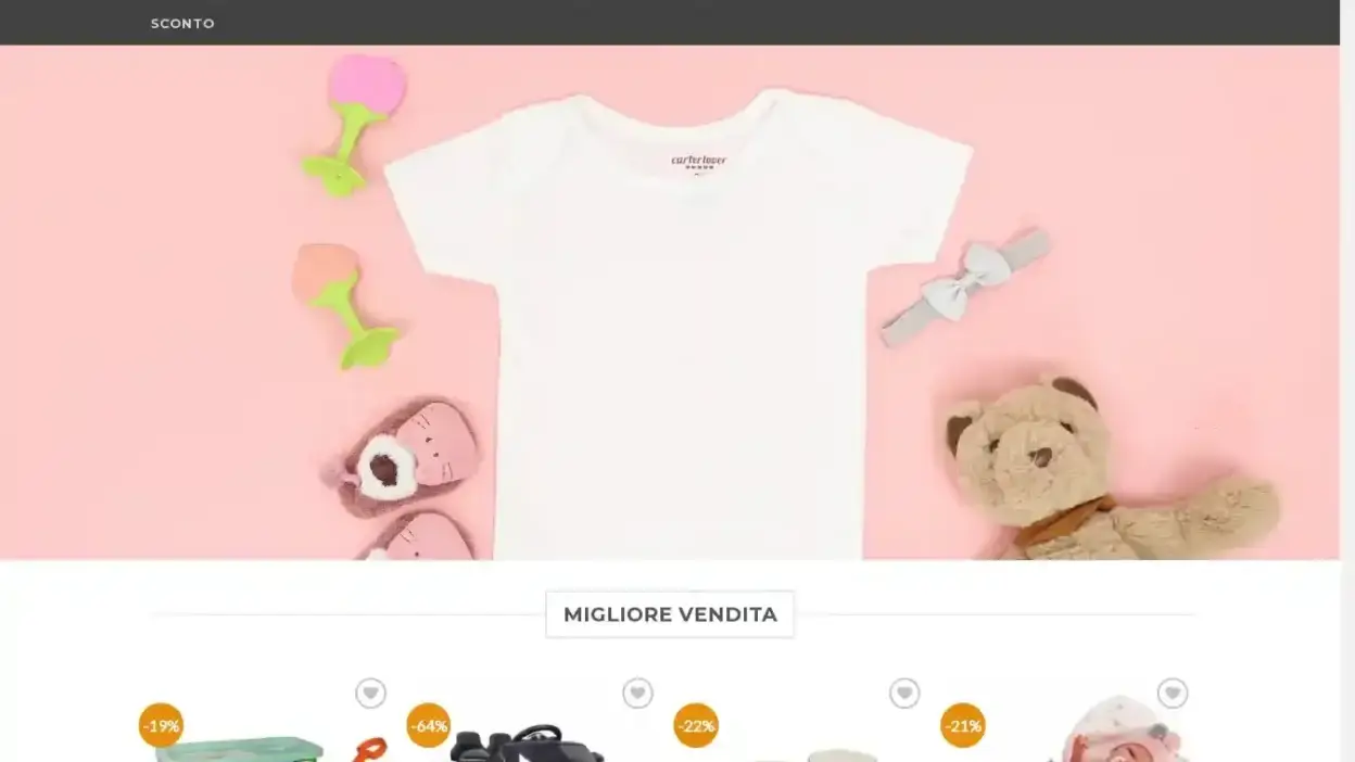 Screenshot of Non-Delivery scam website Onlinegiocattoli.com