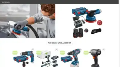 Screenshot of Non-Delivery scam website Onlinetoolde.com