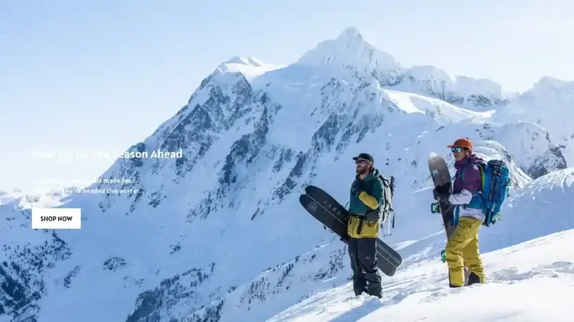 Screenshot of Non-Delivery scam website Orskiing.com