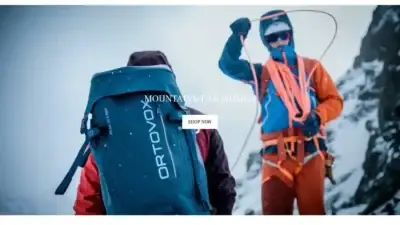 Screenshot of Non-Delivery scam website Ortovox.top