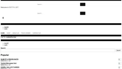 Screenshot of Non-Delivery scam website Ostylists.com