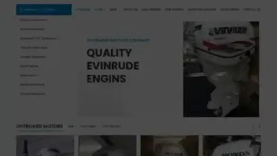 Screenshot of Non-Delivery scam website Outboardmotorscompany.com