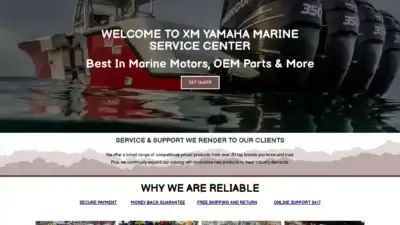 Screenshot of Automobile scam website Outboardsxm.com