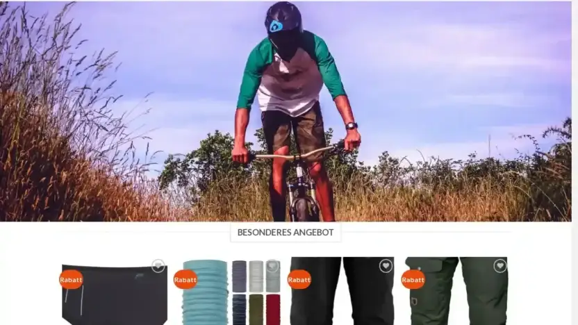 Screenshot of Non-Delivery scam website Outdoormodede.com