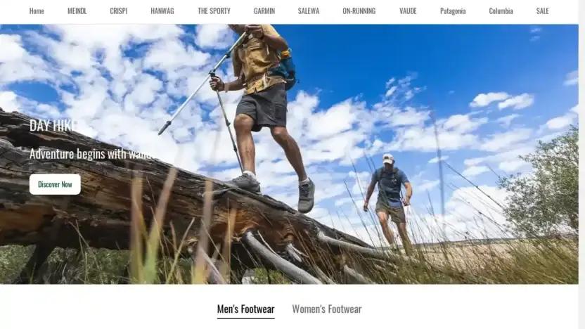 Screenshot of Non-Delivery scam website Outdshoe.com