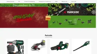 Screenshot of Non-Delivery scam website Parksideajclub.shop