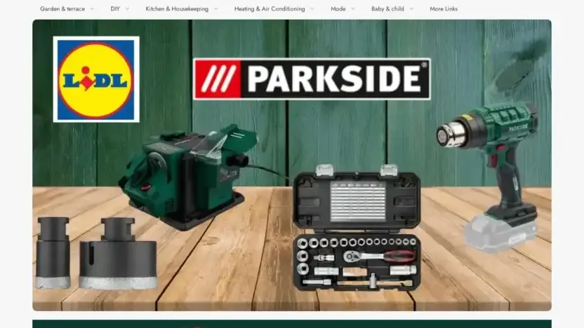 Screenshot of Non-Delivery scam website Parksidestore.shop
