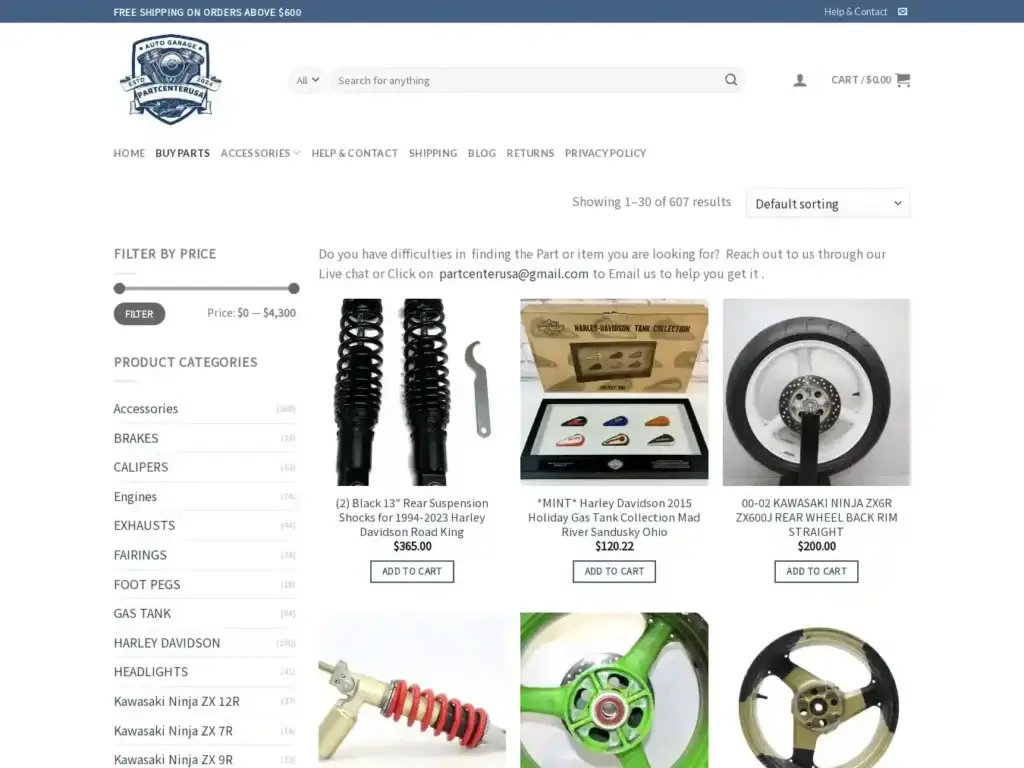 partcenterusa-com Alternative Text