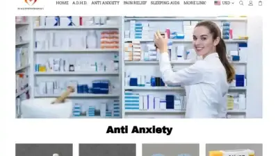 Screenshot of Non-Delivery scam website Peaceofmindpharmacy.shop