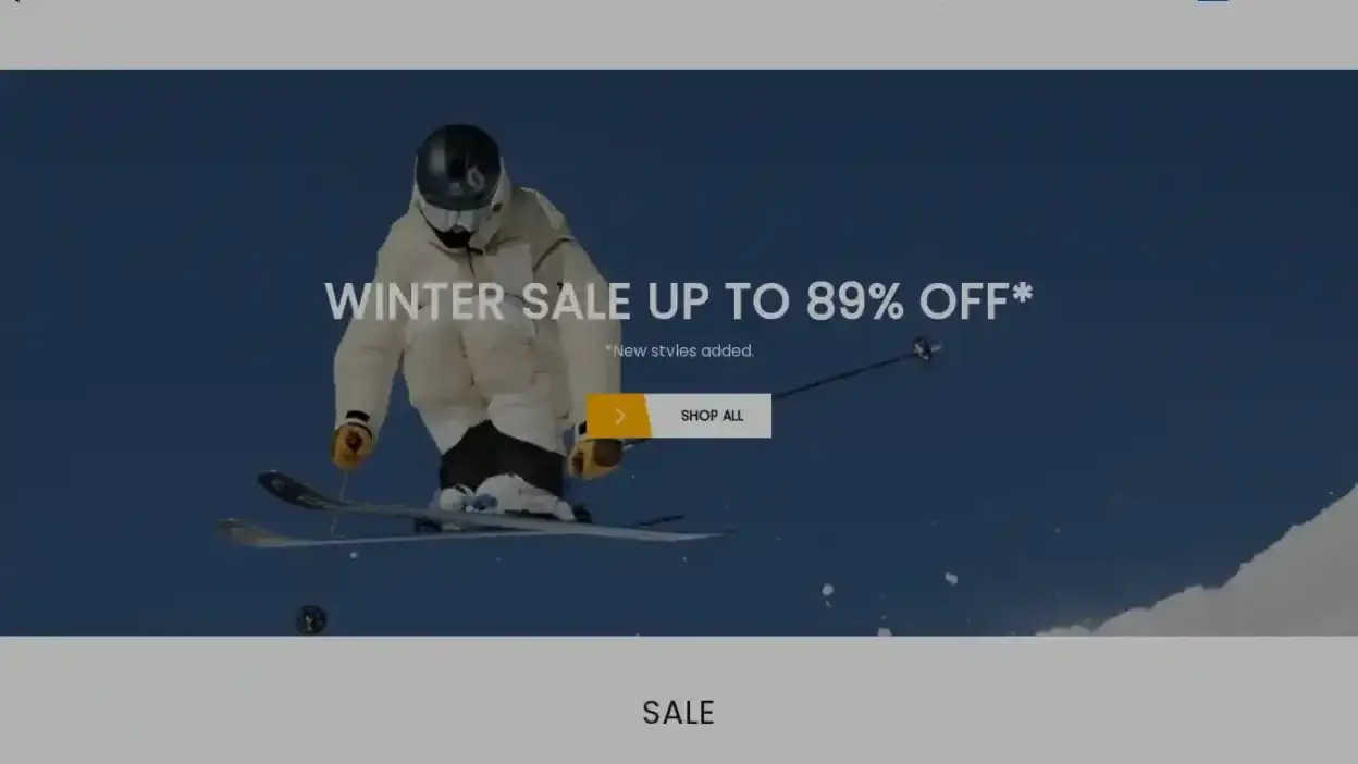 Screenshot of Non-Delivery scam website Peakperformancemall.com