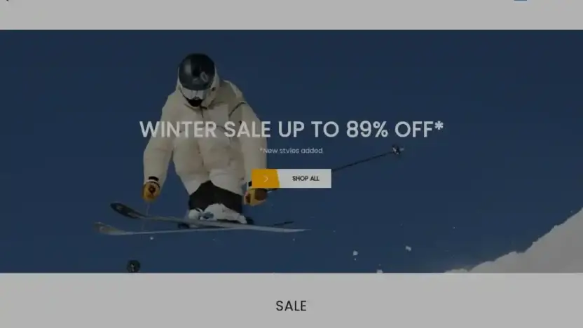 Screenshot of Non-Delivery scam website Peakperformancemall.com