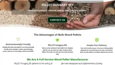 Screenshot of Non-Delivery scam website Pellethungarykft.com