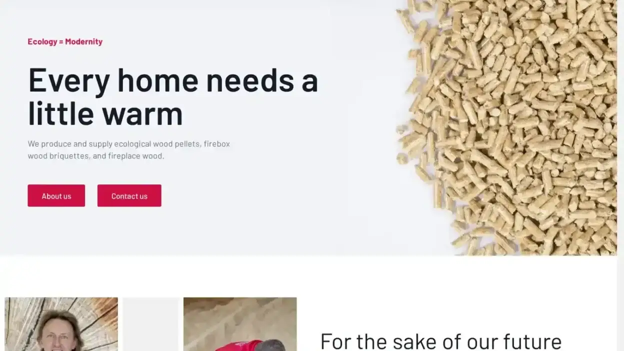 Screenshot of Non-Delivery scam website Pellets-poltarex.com