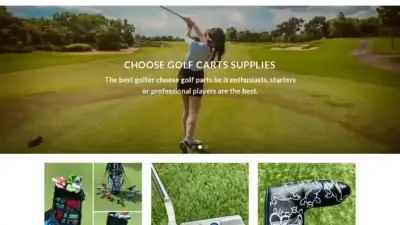 Screenshot of Non-Delivery scam website Performancegolfcartssupplies.com