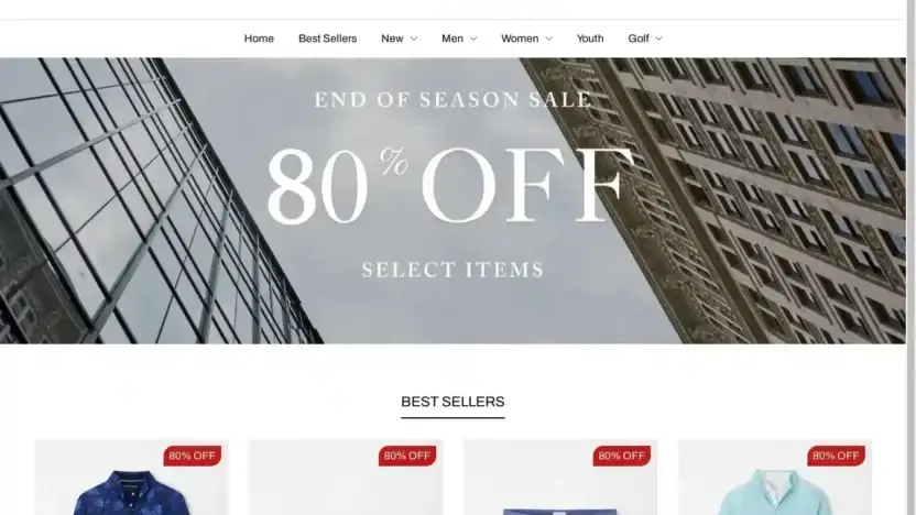 Screenshot of Non-Delivery scam website Petermillaruk.shop