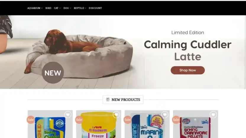 Screenshot of Non-Delivery scam website Petgoodstrade.com