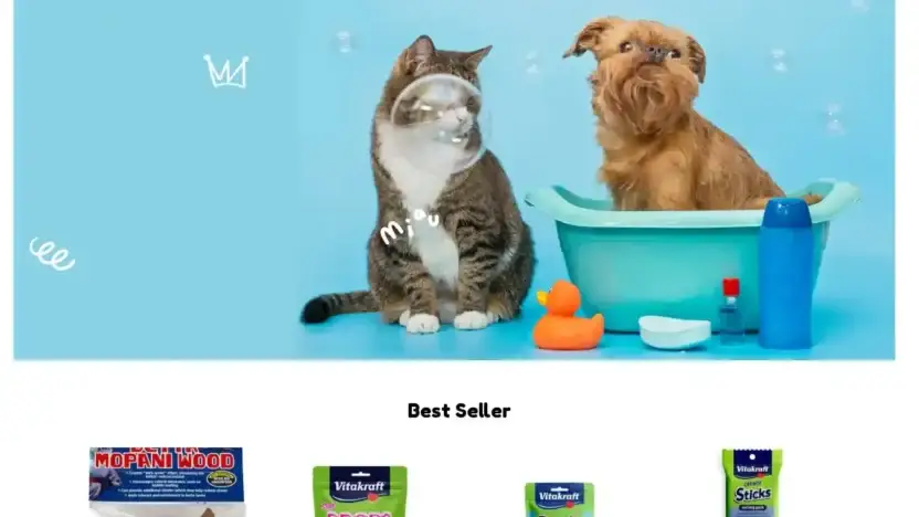 Screenshot of Non-Delivery scam website Petsbeststores.com