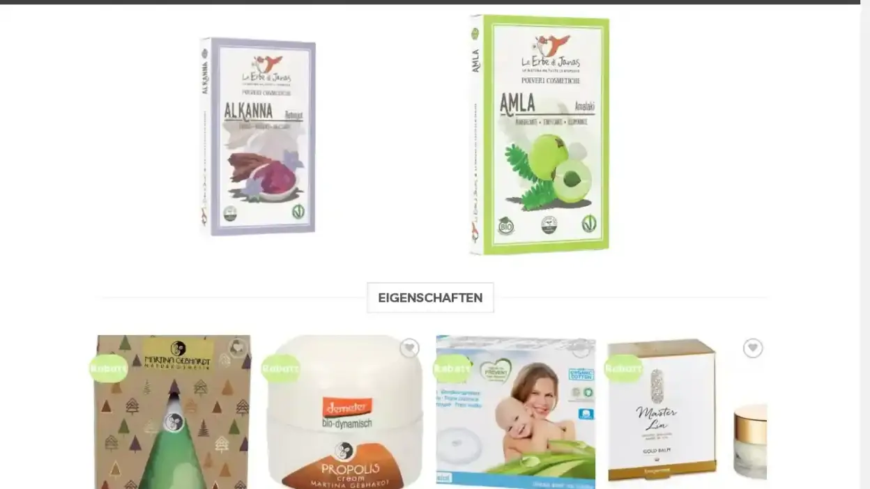 Screenshot of Non-Delivery scam website Pflegeschonheit.com