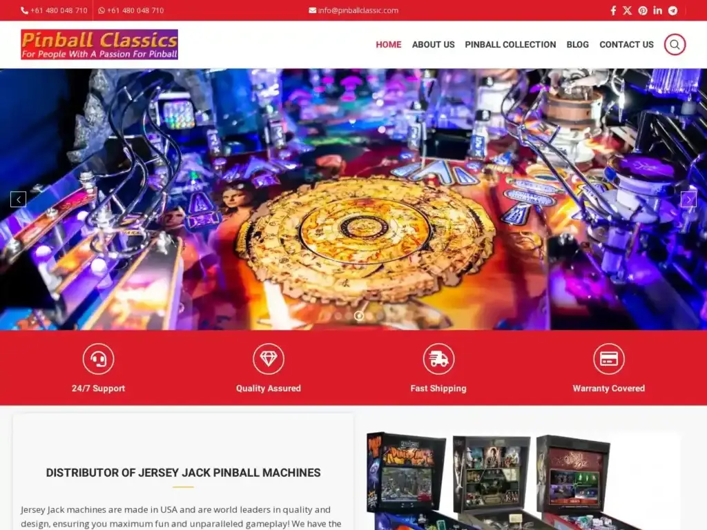 pinballclassic-com Alternative Text